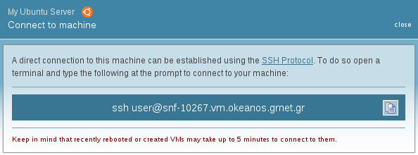 userguide connection-banner